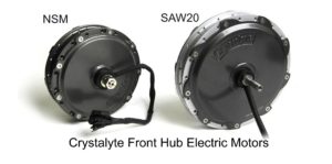 Crystalyte SAW20 & NSM Hub Motors